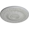 Ekena Millwork Lunel Ceiling Medallion (Fits Canopies up to 3 3/4"), Hand-Painted Frost, 20 1/4"OD x 1 1/2"P CM20LUFRF - alternate 4
